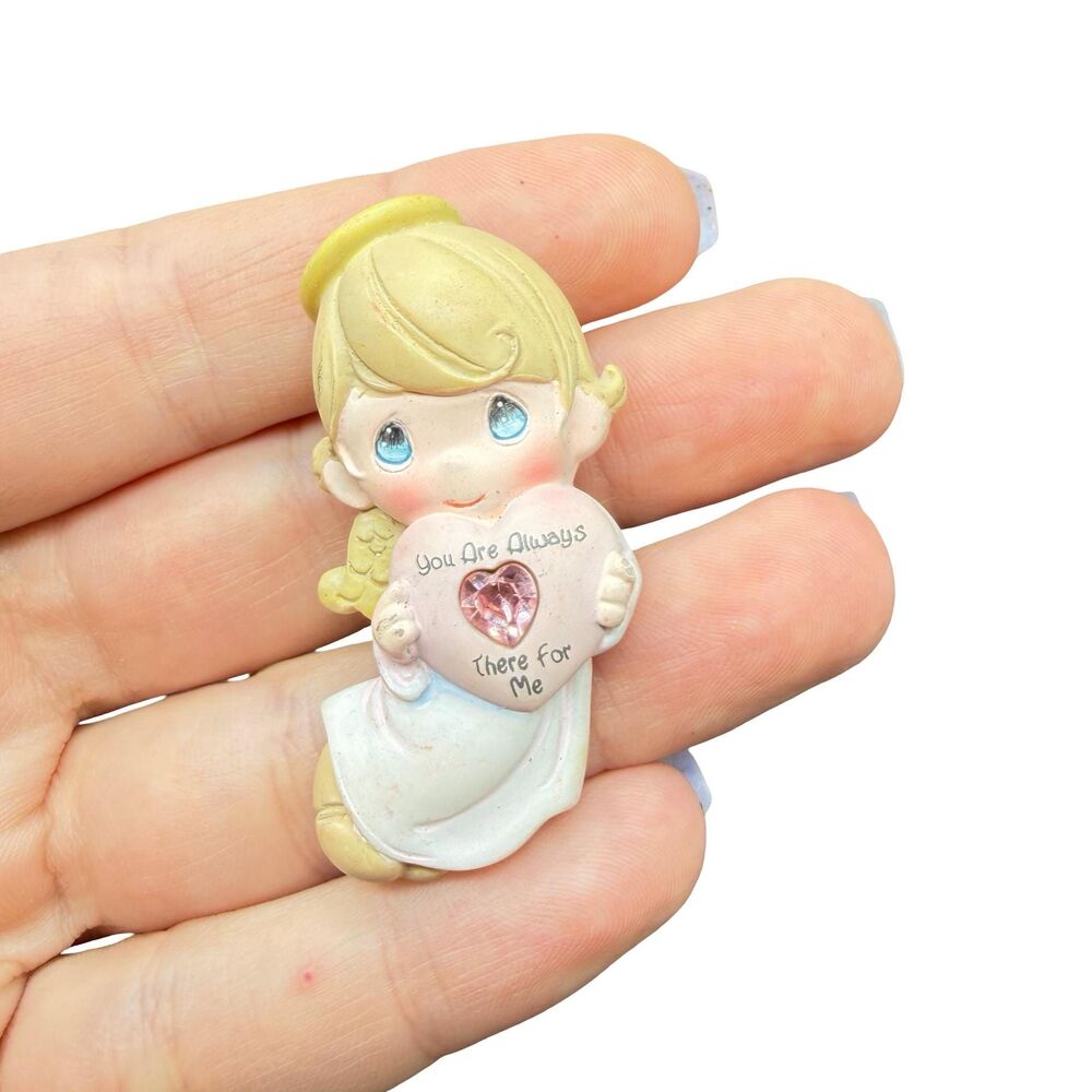 Vintage Jewelry You are always there for me Precious Moments Brooch Pin